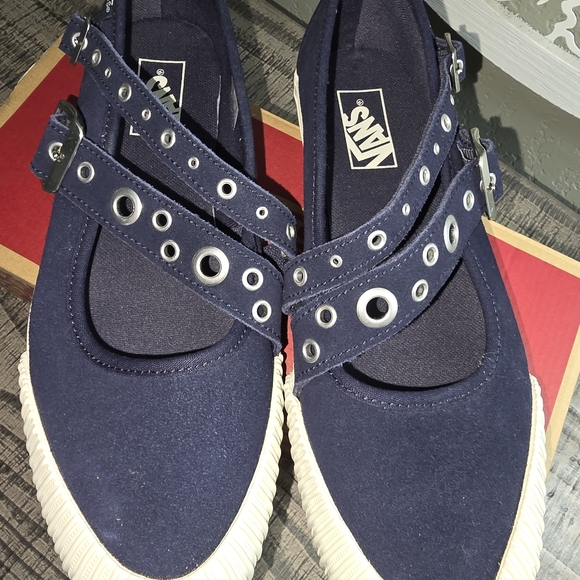 Vans Mary Jane Straps Metal Parisian Night Womens Sz 11 Box - Picture 8 of 8